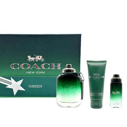 Coach New York Green Men Gift Set by Coach Eau de Toilette - PERFUME BOUTIQUE