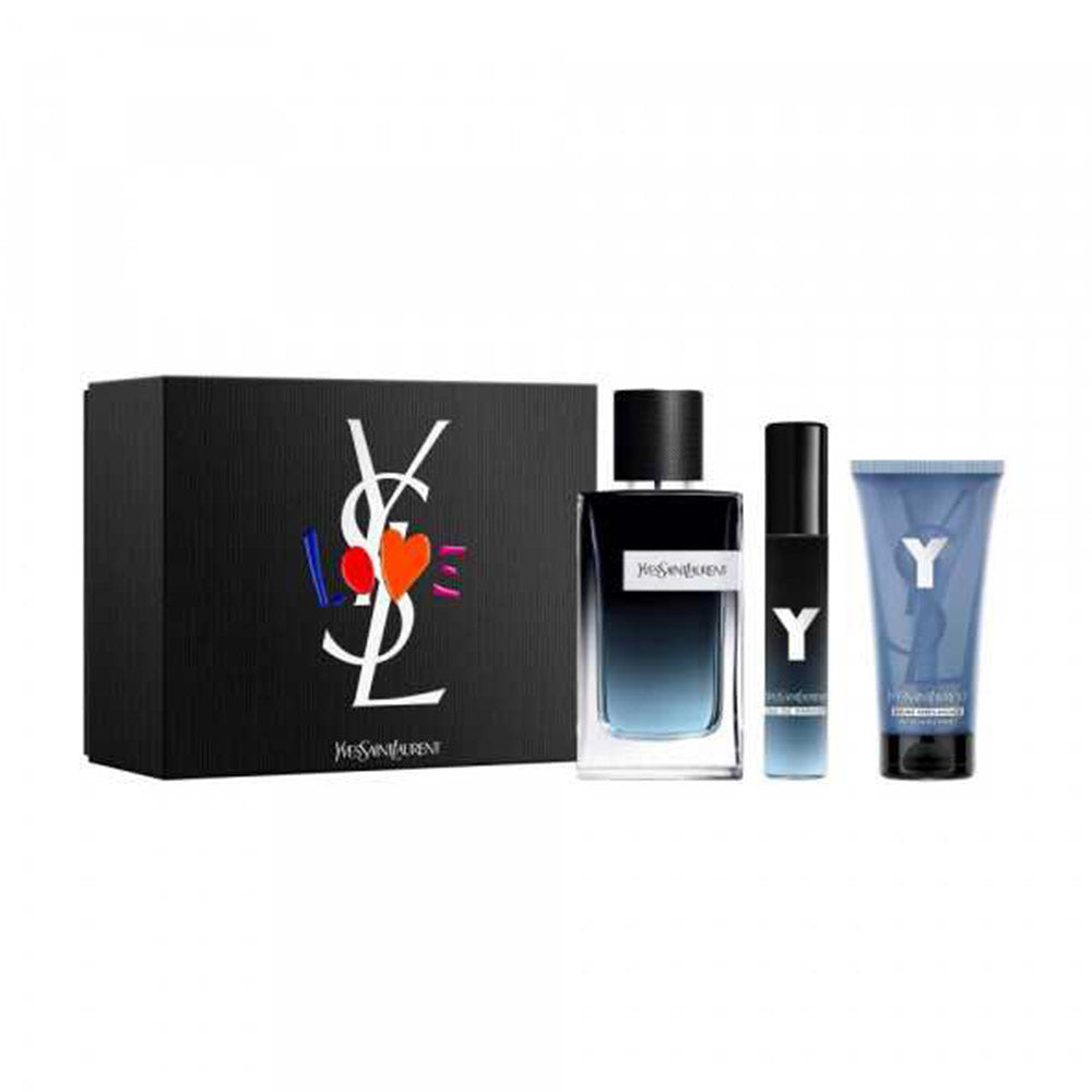 Y Eau de Parfum Men 3 PC Set By Yves Saint Laurent Eau de Parfum