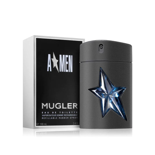 A Men Mugler Eau de Toilette Refillable Rubber Spray - PERFUME BOUTIQUE