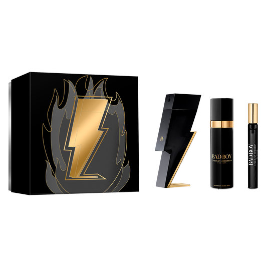Bad Boy Men 3-PC Gift Set by Carolina Herrera eau de Toilette - PERFUME BOUTIQUE
