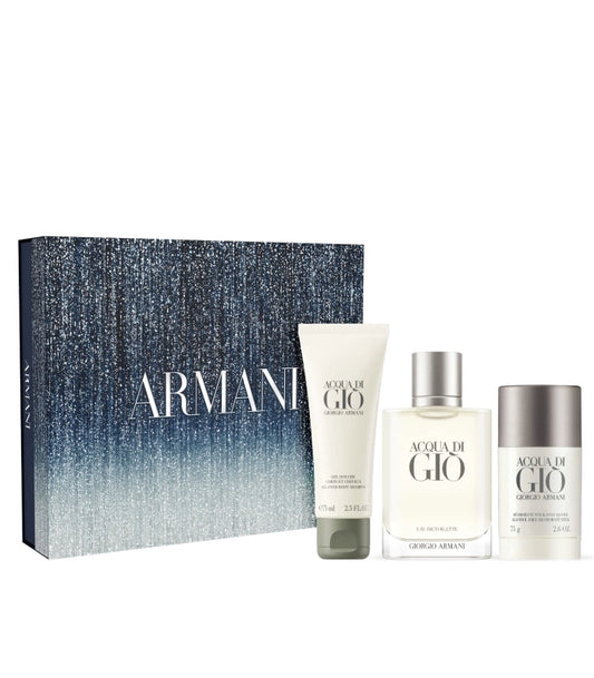 Acqua Di Gio Eau de Toilette Men 3PC Gift Set by Giorgio Armani