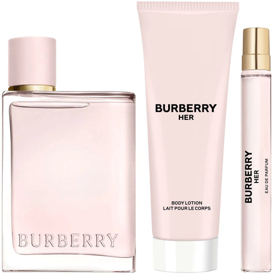 Burberry Her Eau de Parfum 3PC Gift Set By Burberry - PERFUME BOUTIQUE