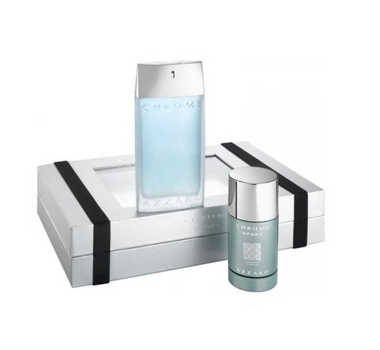 Chrome Sport Men Gift Set by Azzaro eau de Toilette - PERFUME BOUTIQUE