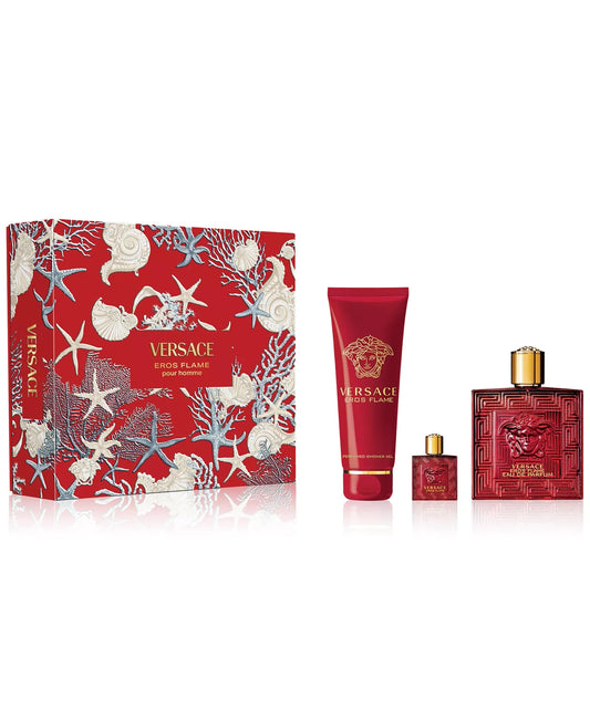 Eros Flame Eau de Parfum 3-Pieces by Versace