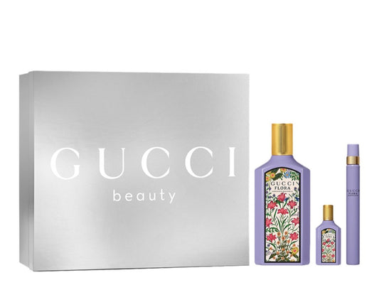 Gucci Flora Gorgeous Magnolia EAU DE PARFUM 3PCS by Gucci - PERFUME BOUTIQUE