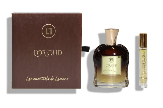L'or Oud Eau de Parfum 2 PCS by Lomani - PERFUME BOUTIQUE