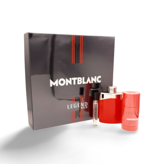 Mont Blanc Legend Red Men 3-PC Eau de Parfum Gift Set - PERFUME BOUTIQUE