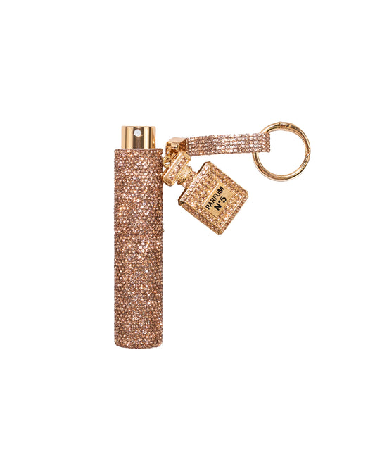 Perfume Atomizer 8 ml Rhinestone Keychain Combo