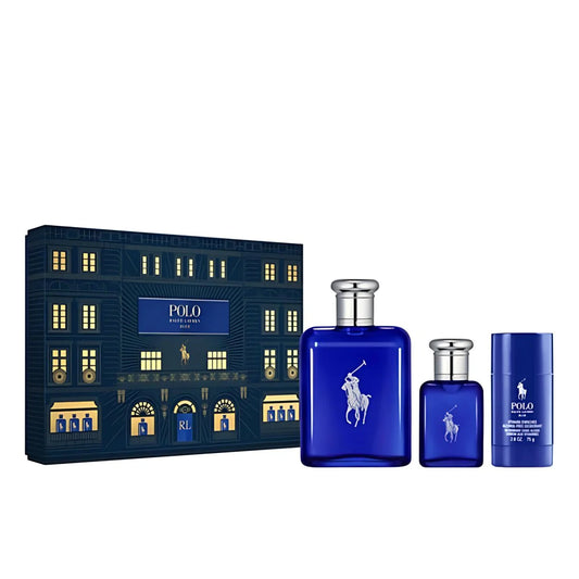 Polo Blue Men 3-PC Set by Ralph Lauren Eau de Toilette - PERFUME BOUTIQUE