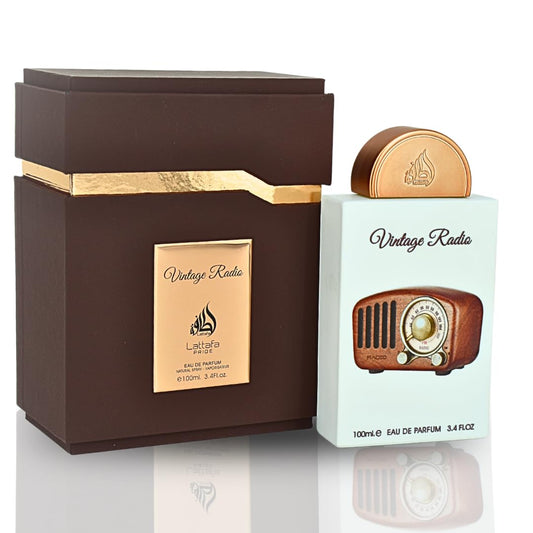 Vintage Radio Eau de Parfum by Lattafa - PERFUME BOUTIQUE
