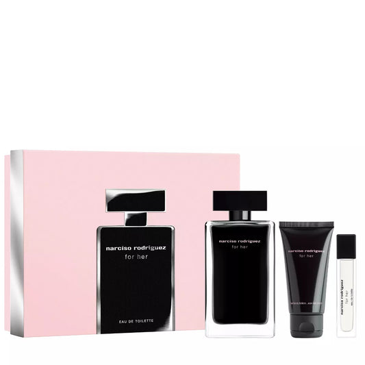 Narciso Rodriguez For Her Gift Set by Narciso Rodriguez Eau de Toilette - PERFUME BOUTIQUE