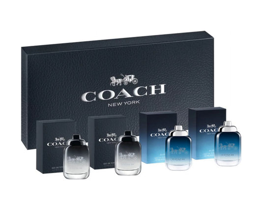 Coach 4-Piece Miniature Men Gift Set - PERFUME BOUTIQUE