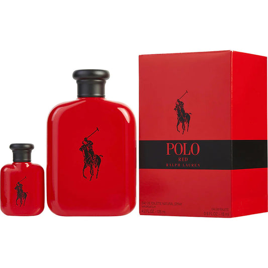 Polo Red Men Gift Set by Ralph Lauren Eau de Toilette - PERFUME BOUTIQUE