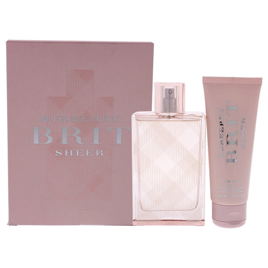 Burberry Brit Sheer Women Gift Set by Burberry Eau de Toilette - PERFUME BOUTIQUE