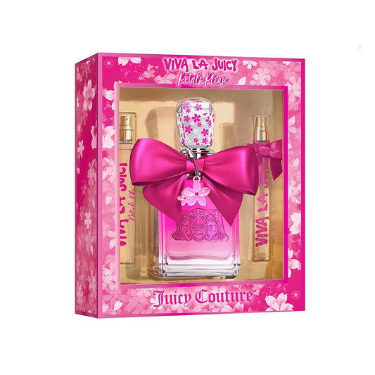 Viva La Juicy Petals Please Women 3-PC Gift Set by Juicy Couture eau de Parfum - PERFUME BOUTIQUE