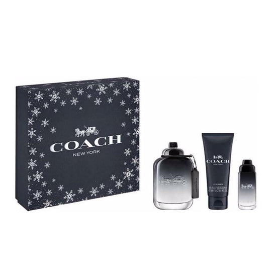 Coach New York Men 3pc Set by Coach Eau de Toilette - PERFUME BOUTIQUE
