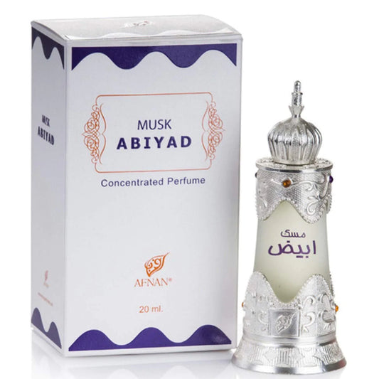 Musk Abiyad By Afnan Concentrated Perfume Oil Unisex - PERFUME BOUTIQUE