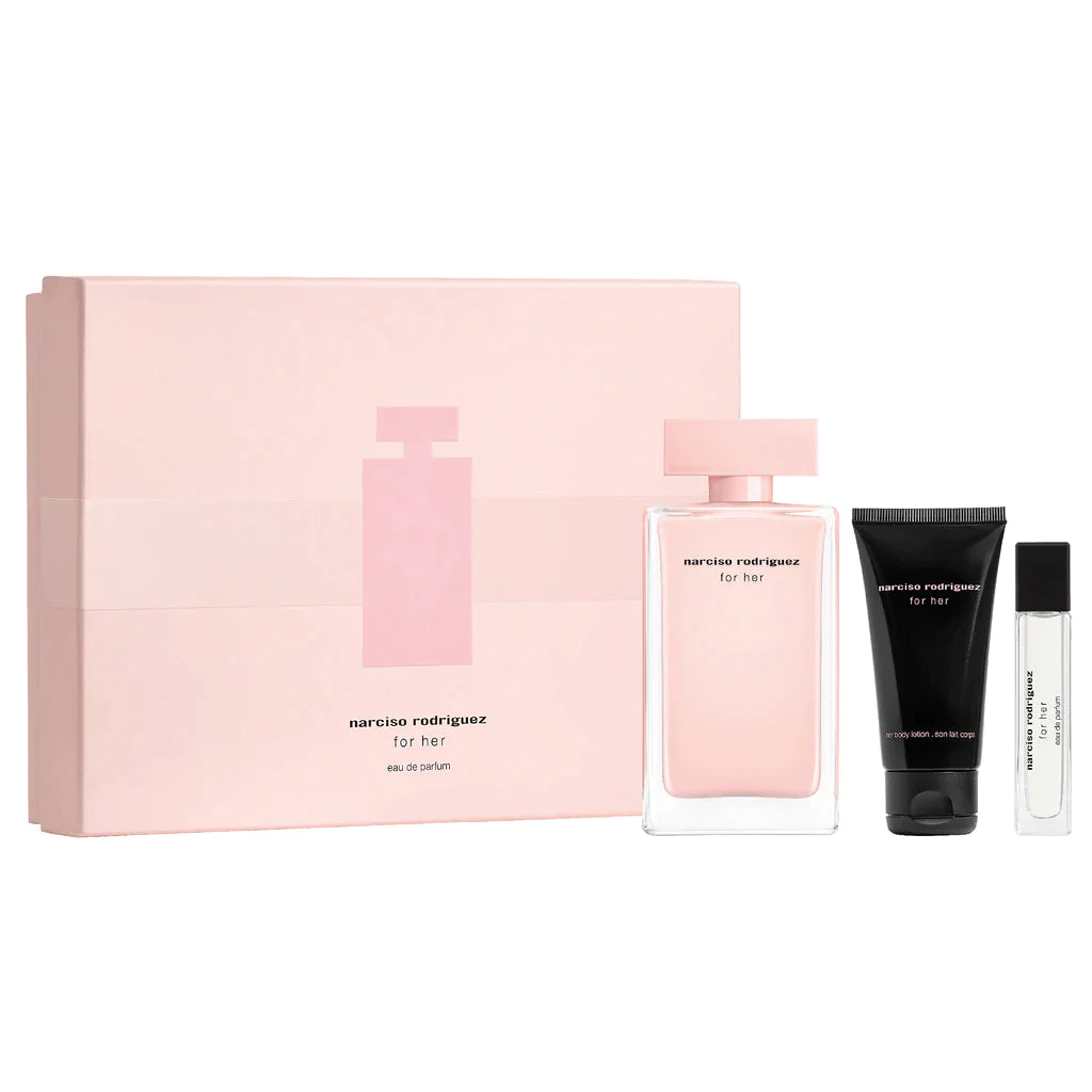 eau Set – PERFUME 3-PC de Gift Parfum Narciso For Her BOUTIQUE Rodriguez