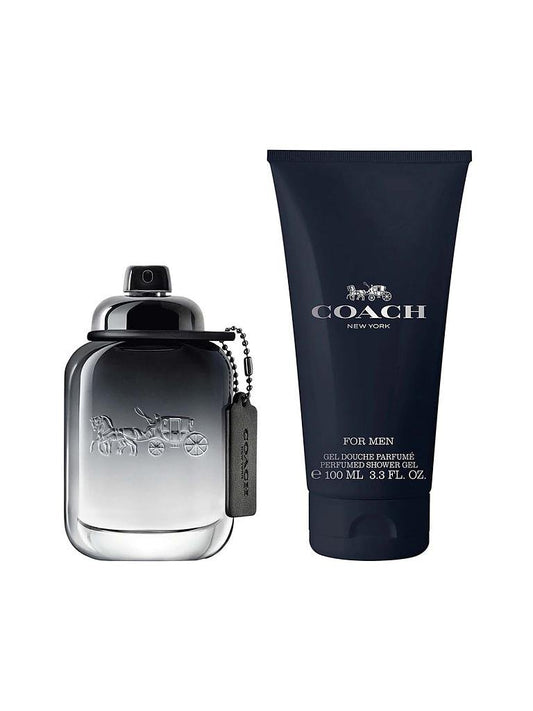 Coach New York Men 1.7oz +3.3oz Shower Gel Set eau de Toilette - PERFUME BOUTIQUE