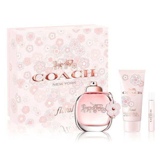 Coach Floral Gift Set 3pcs by Coach Eau de Parfum - PERFUME BOUTIQUE