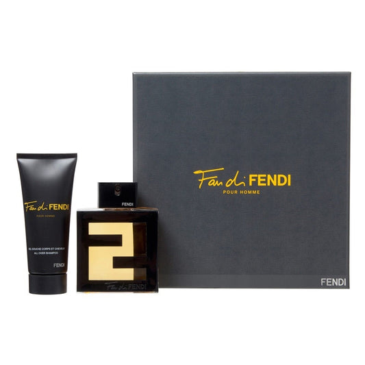 Fan di Fendi Pour Homme Men Gift Set by Fendi Eau de Toilette - PERFUME BOUTIQUE