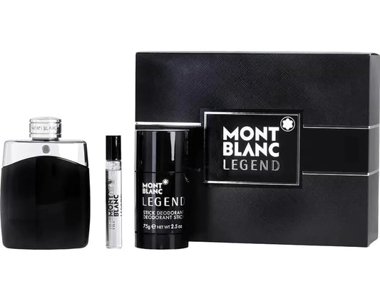 Mont Blanc Legend Men Gift Set by Mont Blanc Eau de Toilette - PERFUME BOUTIQUE