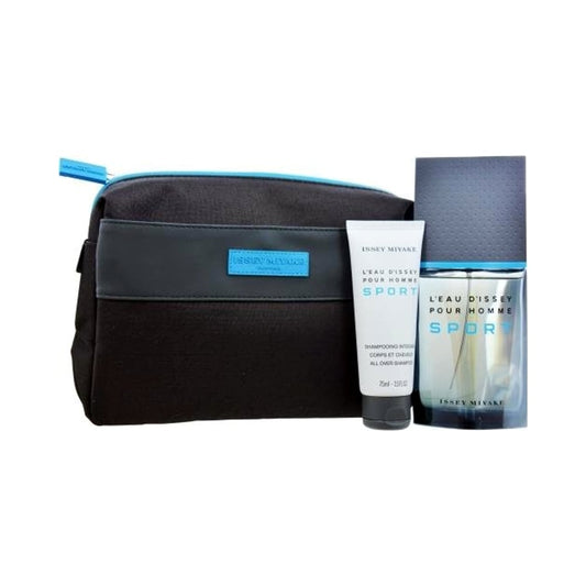 L'Eau D'issey Pour Homme Sport Men Gift Set by Issey Miyake Eau de Toilette - PERFUME BOUTIQUE