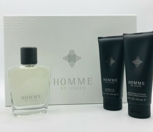 Homme Gift Set 3pcs by Usher Eau de Toilette – PERFUME BOUTIQUE