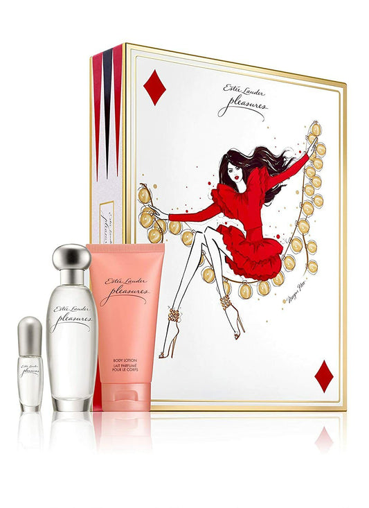 Pleasures Women Gift Set 3pcs by Estee Lauder Eau de Parfum - PERFUME BOUTIQUE