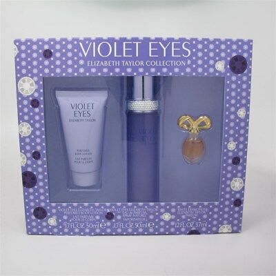 Violet Eyes Gift Set 3pcs by Elizabeth Taylor Eau de Parfum - PERFUME BOUTIQUE