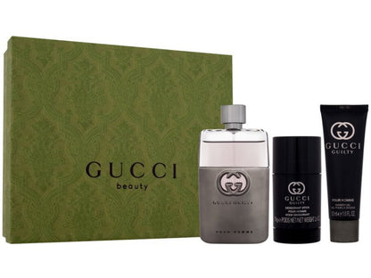 Gucci Guilty Pour Homme Eau de Toilette 3PCS by Gucci - PERFUME BOUTIQUE