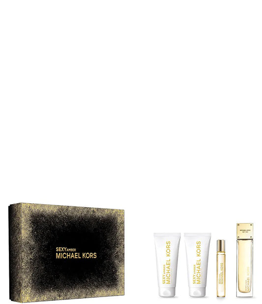 Sexy Amber Women 4-PC Gift Set by Michael Kors Eau de Parfum - PERFUME BOUTIQUE