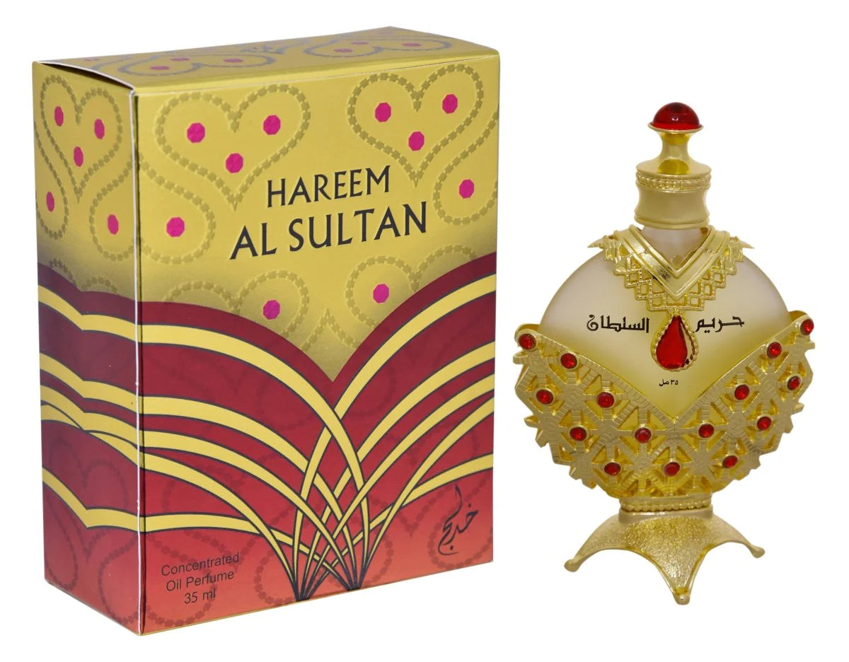 Hareem Al Sultan Gold Oil Perfume by Khadlaj - PERFUME BOUTIQUE