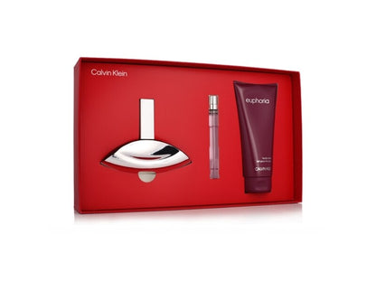 Euphoria Eau De Parfum 3PC Gift Set for Women By Calvin Klein - PERFUME BOUTIQUE