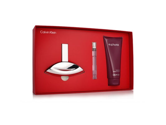 Euphoria Eau De Parfum 3PC Gift Set for Women By Calvin Klein - PERFUME BOUTIQUE