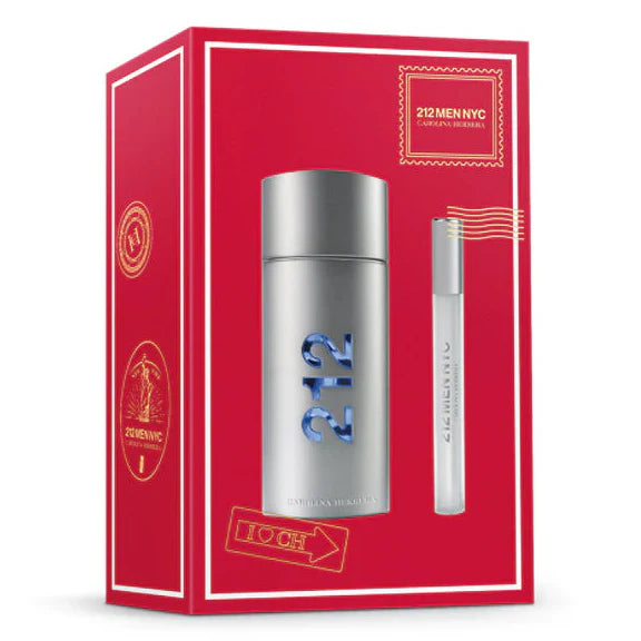 212 Men NYC Travel Gift Set by Carolina Herrera Eau de Toilette 212 Men NYC Travel Gift Set by Carolina Herrera Eau de Toilette