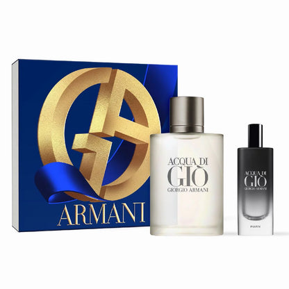 Acqua Di Gio Men Duo 2PC Gift Set by Giorgio Armani Eau de Toilette & Parfum - PERFUME BOUTIQUE