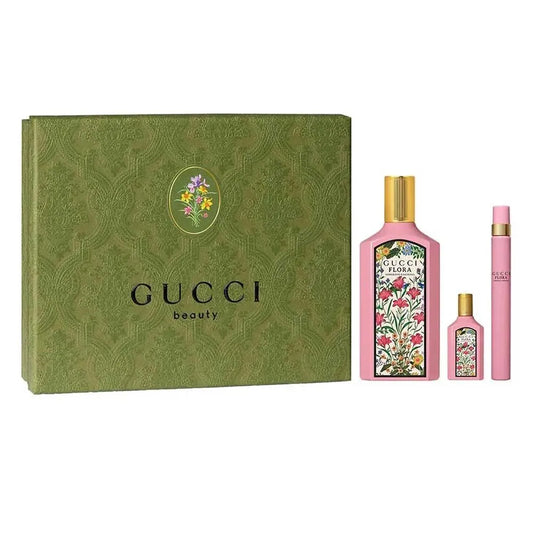 Gucci Flora Gorgeous Gardenia Eau de Parfum 3PCS by Gucci - PERFUME BOUTIQUE