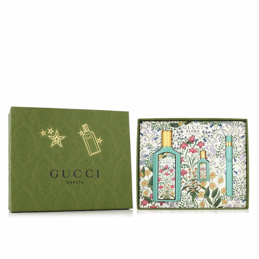 Gucci Flora Gorgeous Jasmine EAU DE PARFUM 3PCS by Gucci - PERFUME BOUTIQUE