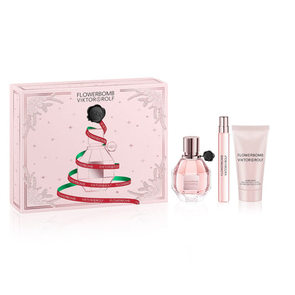 Flowerbomb Women 3-Piece Gift Set by Victor & Rolf eau de Parfum - PERFUME BOUTIQUE