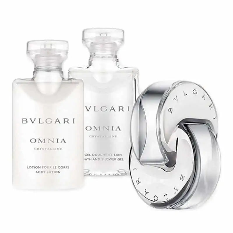 Bvlgari Omnia Crystalline 3PC Women Gift Set eau de Toilette