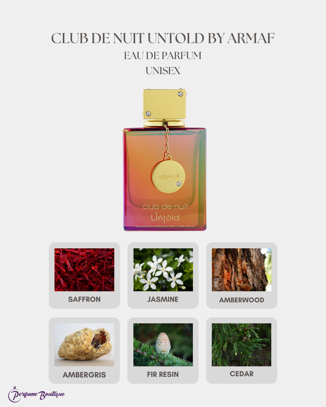 Club de Nuit Untold by Armaf Eau de Parfum Unisex