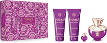 이미지를 갤러리 뷰어에 로드 , Dylan Purple Versace Pour Femme 4-Piece Gift Set eau de Parfum
