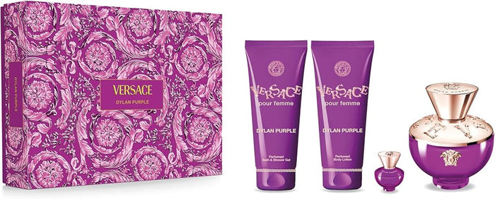 Dylan Purple Versace Pour Femme 4-Piece Gift Set eau de Parfum