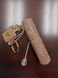 Perfume Atomizer 8 ml Rhinestone Keychain Combo