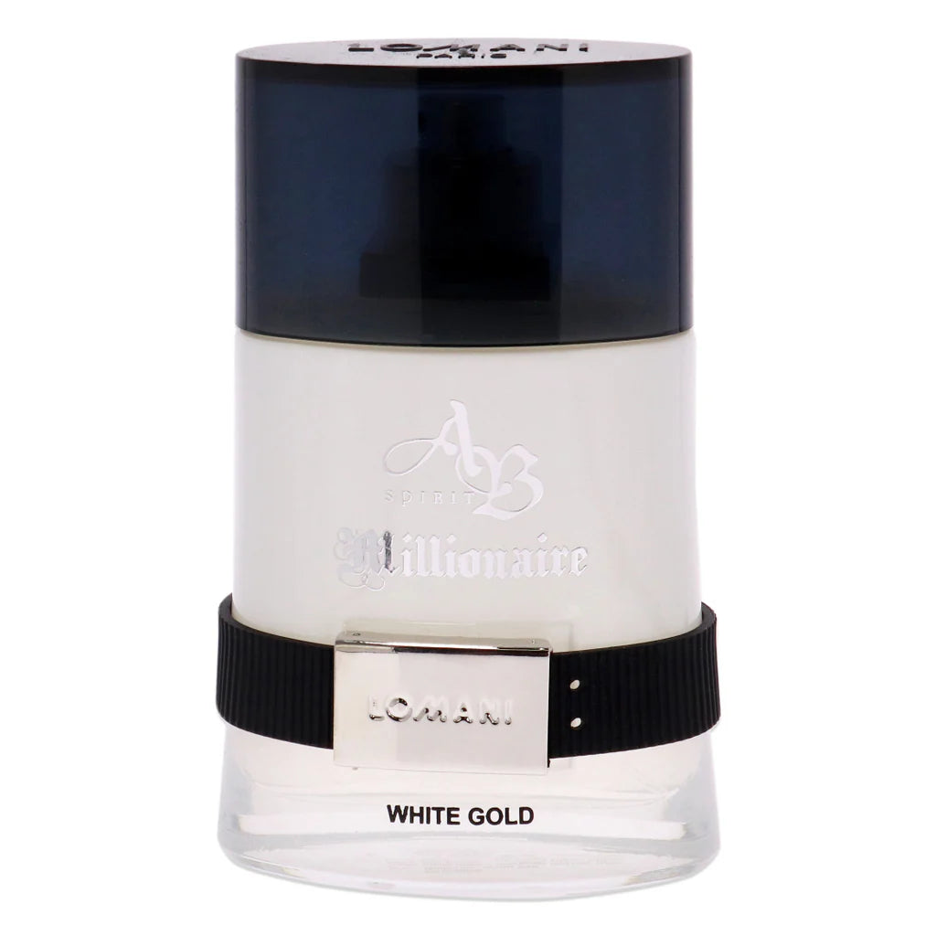 AB Spirit Millionaire White Gold Eau de Parfum by Lomani - PERFUME BOUTIQUE