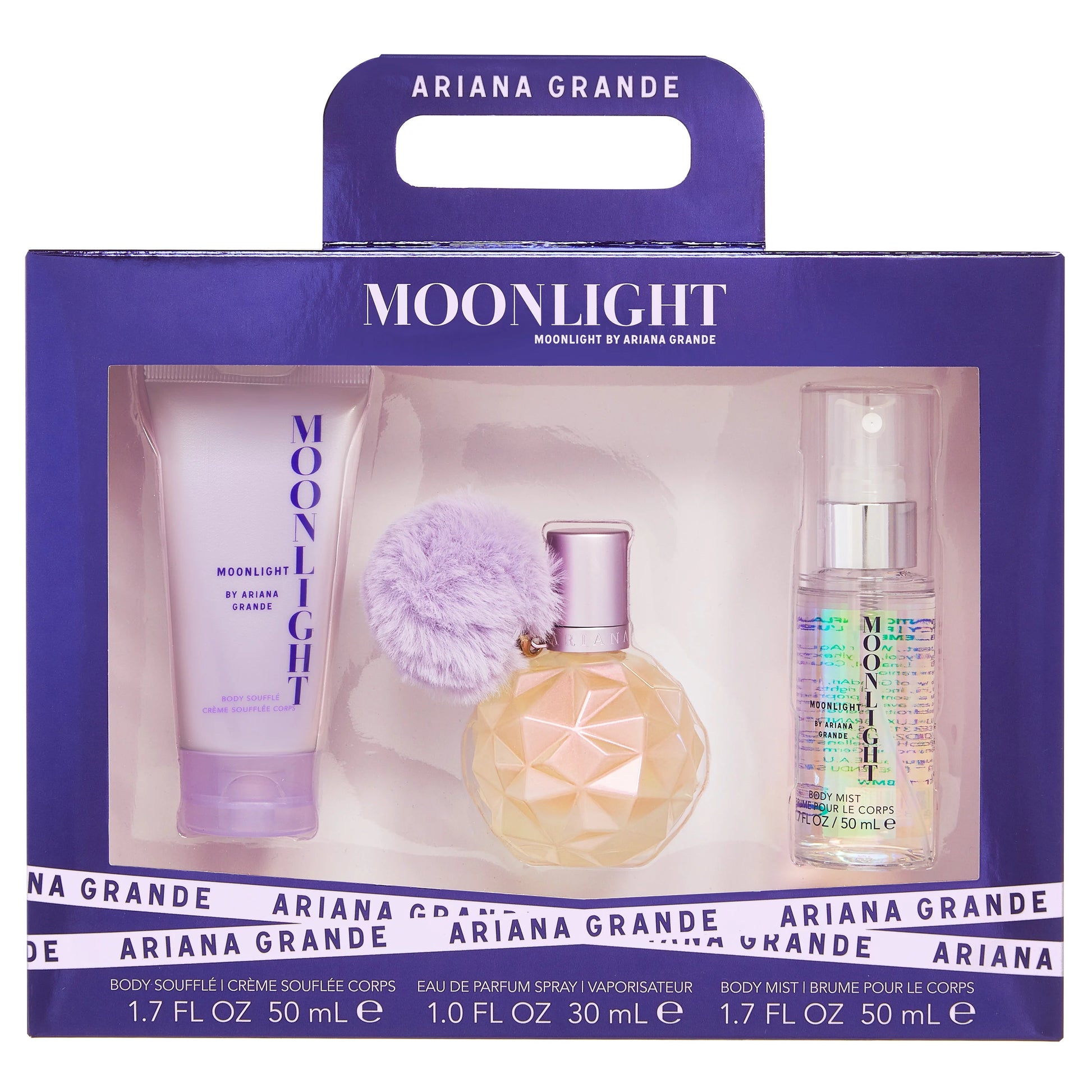 The Ariana Grande Perfume Moonlight Set 3-Piece Eau de The Ariana Grande Perfume Moonlight Set 3-Piece Eau de