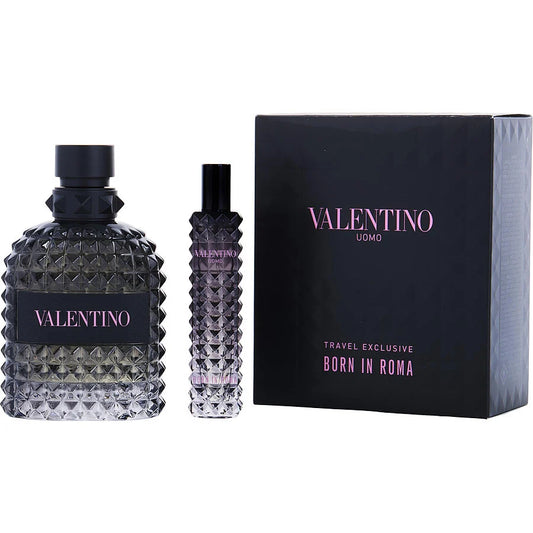 Born in Roma Uomo Eau de Toilette TRAVEL EXCLUSIVE 2PCS by Valentino - PERFUME BOUTIQUE