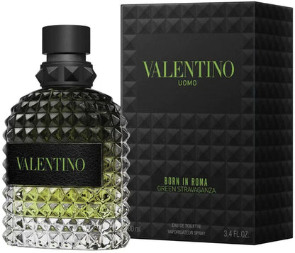 Born in Roma Uomo Green Stravaganza Eau de Toilette by Valentino - PERFUME BOUTIQUE