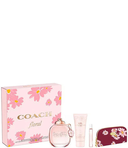 Coach Floral Eau de Parfum 4PC Gift Set by Coach